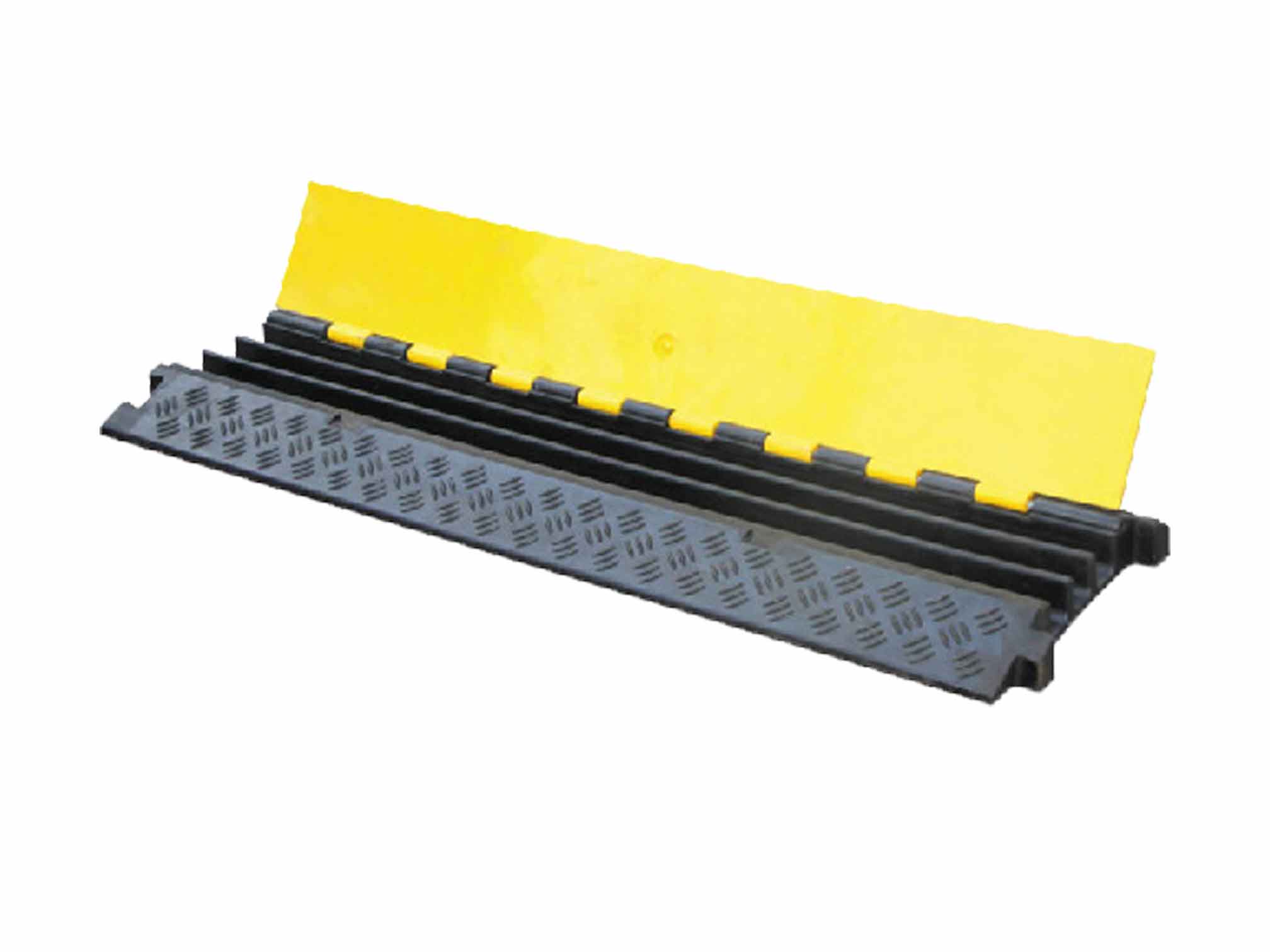 3 CHANNELS x3.0x3.0 cm - Cable passage platform - Cable protection - Safety when passing 3 CHANNELS x3.0x3.0 cm - Cable passage platform - Cable protection - Safety when passing